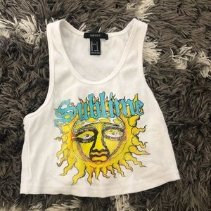 a graphic tank from forever 21